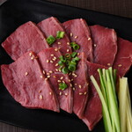 beef heart sashimi