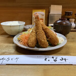 Tonkatsu Inami - 海老フライ定食