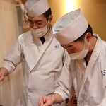 御料理 古川 - うちの子は茶道を習っております、ぼくも習おうかな古川さんに