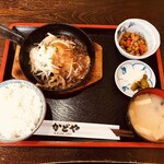 Shokujidokoro Kadoya - マグロほほ肉ステーキ定食　1160円