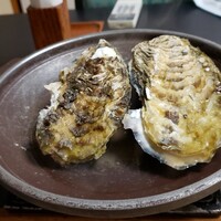 いかだ荘 山上 - 焼き牡蠣