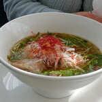山水樓 - 水餃子と野菜のスープ麺