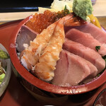 Jimbee Sushi - ランチＢセット（ちらし大盛１００円増し）