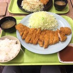 とんかつ大将 - とんかつ(中)定食