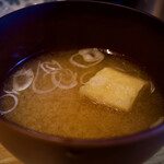 とんかつ七井戸 - 味噌汁