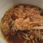 室町 砂場 - かき揚げも