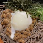 Soba Dainingu Kashin - 納豆そばアップ