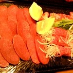 神戸焼肉 かんてき - タン塩・厚切ハラミ・ネギ塩ロース