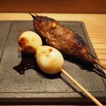 とり茶太郎 - うずらの卵 & つくね