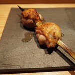 とり茶太郎 - ソリレス（串先から比内地鶏 + 茶太郎鶏）
