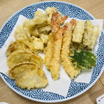 割烹よし田 - 天ぷら盛り合わせ