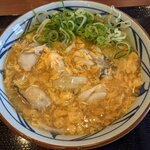 丸亀製麺 - 牡蠣たまあんかけうどん