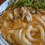 丸亀製麺 - 牡蠣たまあんかけアップ