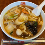 銀座 天龍 本店 - 広東麺(オイスターソース) 1150円。