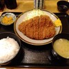 菜肴ますだ - とんかつ定食（ごはん小）