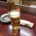 若芽 - 生ビール（一番搾り）中