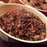 祥瑞 - フランス産青首鴨のコンフィ(3400円)の付け合せ