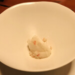 すき焼割烹 日山 - 突出し➰カブと蟹