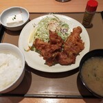 やよい軒 - 唐揚げ定食