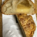 ベーカリー&レストラン 沢村 - チーズクッペ断面