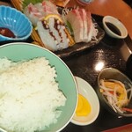 あかし亭 魚の棚 - お刺身御膳