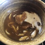 Oni Ha Soto Fuku Ha Uchi - 中辛 黒豚スープ～カプチーノ風～角煮入り