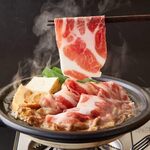[One pot per person] Kagoshima Kurobuta pork Sukiyaki kaiseki 6 dishes in total