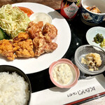 発酵レストラン ジョイハウス別館 - 鶏の発酵唐揚げ定食   1210円。