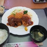 さくら亭 - ヒレカツ定食(サービスランチ価格800円)