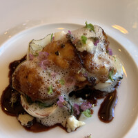 ラ・トゥーエル - 前菜：白子のムニエル　 白子がとろとろ、まわりがカリッと。なのソースだっけ。 とても美味しかったです。