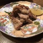 天びん棒 - せせり塩焼き（680円）