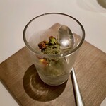 カンテサンス - ピスタチオのソルベ