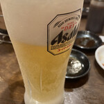 新宿思い出横丁酒場　情熱ホルモン - グラスも凍らすの、イイね！