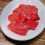 焼肉 ジャンボ - 「ハツ塩」（1,100円　税込）