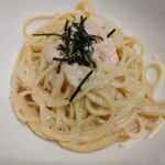 珈琲処ふなこし - めんたいクリームパスタ アップ！