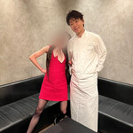 カンテサンス - ポーズのセンス…それでも笑顔を決めるシェフは流石です