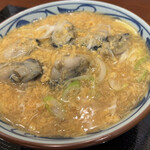 Marugame Seimen - 牡蠣たまあんかけうどん並
