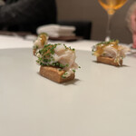 カンテサンス - 毛蟹の温かいサブレ♡はぁ〜一気に大いなる海に包まれた感じ！