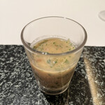 カンテサンス - 明石の蛸のスープ♪うっまぁ！フレンチ！って感じの味！