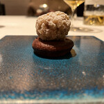 カンテサンス - デザート③栗のなんかもうとりあえずすげー美味しいやつ！