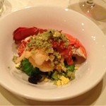 トラットリア・アルベロ - オマール海老と地場野菜のヴァポーレ“カッポンマーグロ アルベロ風 ”