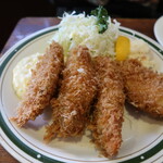 かつれつ四谷たけだ - ランチ（牡蠣フライ定食）