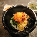 炭火焼肉・韓国料理 KollaBo - 石焼ビビンバ定食 ¥1,000