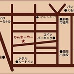 居・食・酒 ちんまーやー - 国際通りからバスターミナル向け、市役所をすぎて最初の角を曲がり３筋目を右です