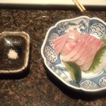 魚料理 渋三吉成 - 石鯛刺しすだち塩