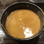 麺座 でん - スープ割は濃さを選べる！