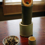 下諏訪 うなぎ小林 - 竹酒～☆