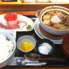 Taishuuryouri Fukurou - 刺身5点盛り、肉豆腐定食