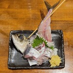 釣りあじ食堂 - 金あじ刺身