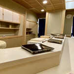 日本橋蛎殻町 すぎた - 皆様が着席する前にパシャリ！